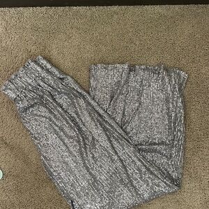 Lulu's Silver Wide Leg Pants